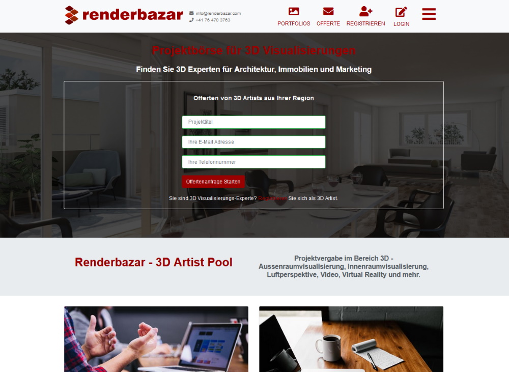 Renderbazar Mercado 3D