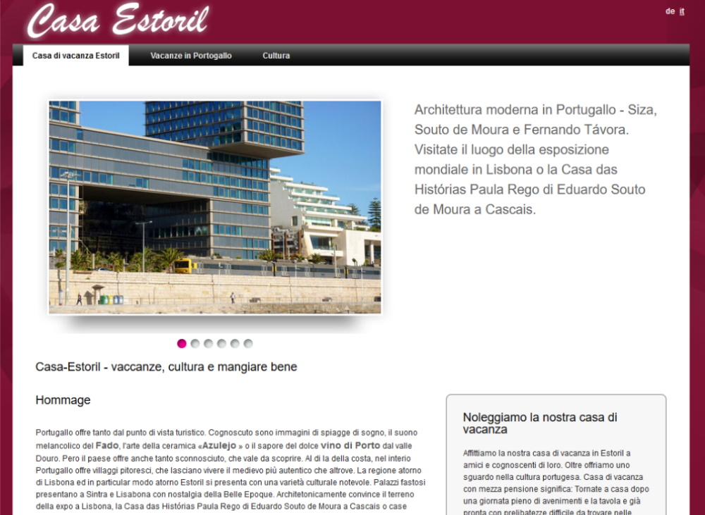 Casa Estoril CMS & News